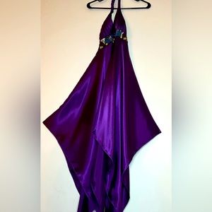 Purple party dress